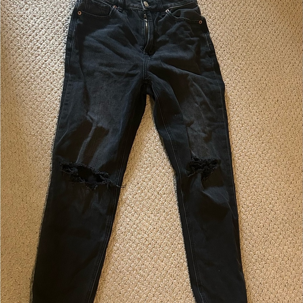 American Eagle Outfitters Black Straight Leg Jeans